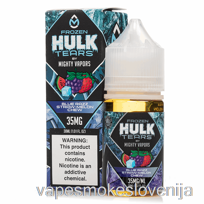 Vape Petrol Frozen Blue Razz Straw Melon Chew - Hulk Tears Soli - 30 Ml 35 Mg